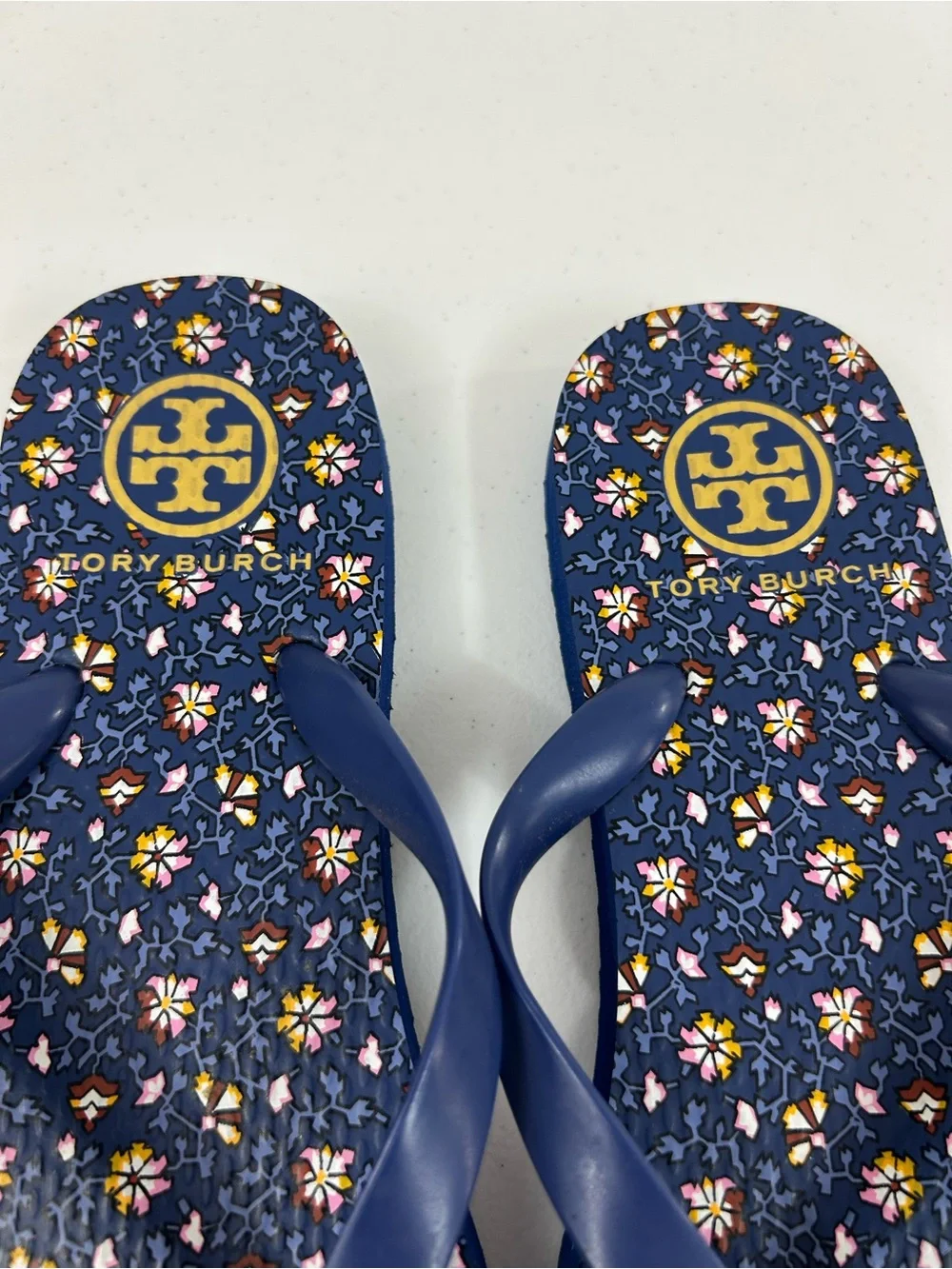 Tory Burch Women's Thin Flip-flops In Fresh Blueberry